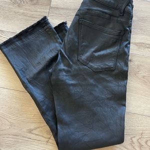 DL1961 Zara black coated jeans sz 28